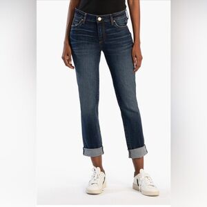 Kut from the Kloth Catherine Boyfriend Straight Leg Jeans - 12P